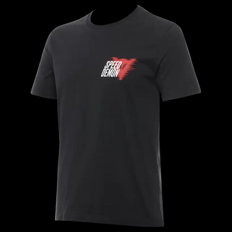 Dainese Motorcycle T-Shirt - Speed Demon Veloce Jet-Black - Image