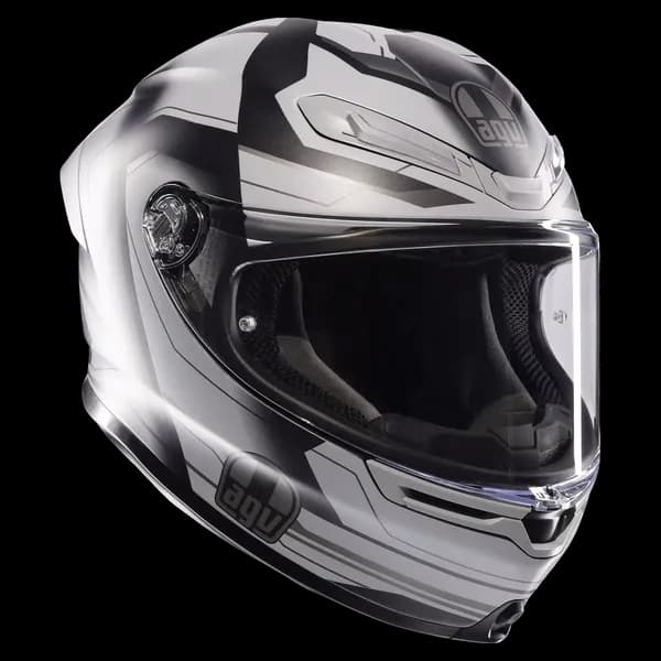 AGV K6 S Motorcycle Helmet - Ultrasonic Matt Black/Grey - Image