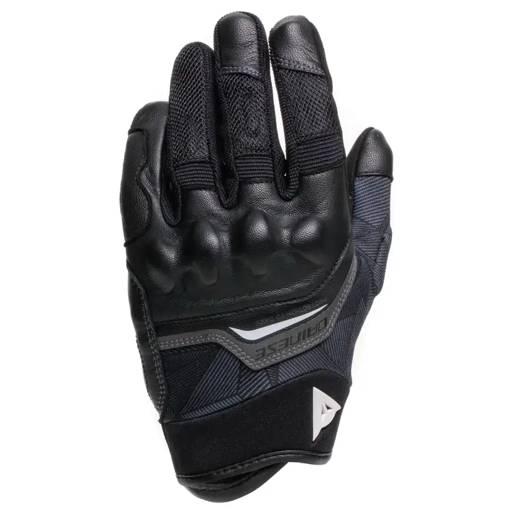 Dainese Womans Summer Motorcycle Gloves - Ermex Black/White - Image