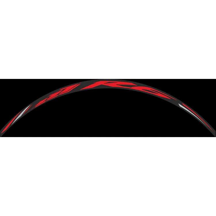 OneDesign Motorcycle Rim Sticker - R6 Red DCW08P - Image