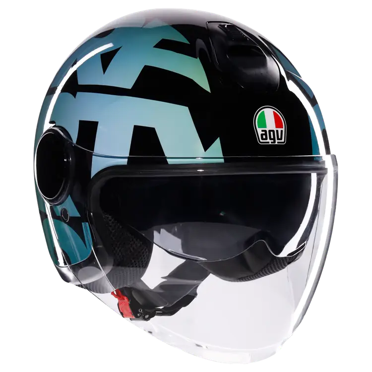 AGV Eteres Open Face Motorcycle Helmet - Lido 46 - Image