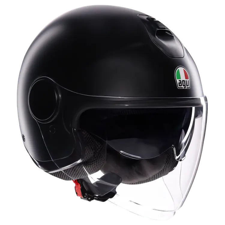 AGV Eteres Open Face Motorcycle Helmet - Matt Black - Image