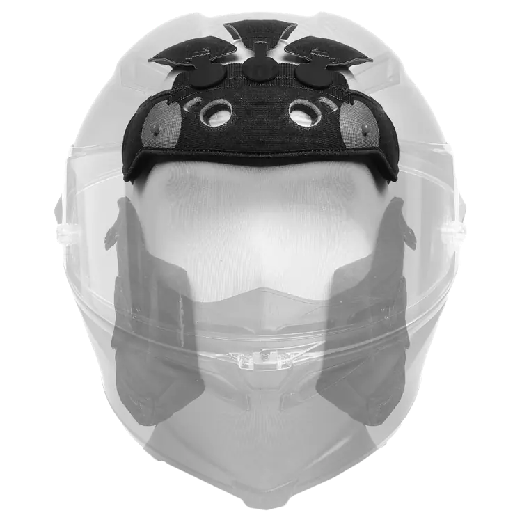 AGV Pista GP RR Motorcycle Helmet Liners - Crown Pad Yellow - Image