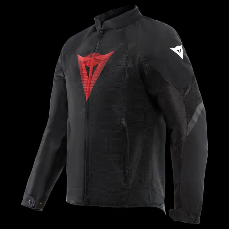 Dainese Summer Motorcycle Jacket - Herosphere Air Black/Red-Diamond - Image