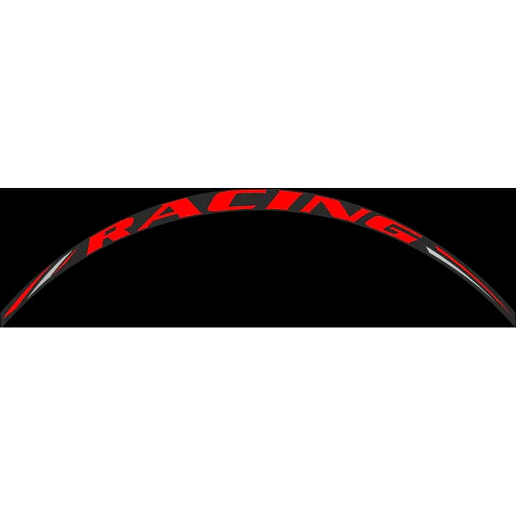 OneDesign Motorcycle Rim Sticker - Racing Fluo-Red DCW37P - Image