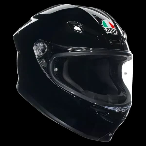 AGV K6 S Motorcycle Helmet - Gloss Black - Image