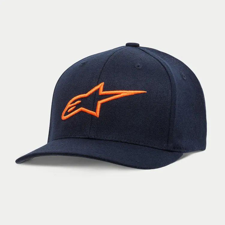 Alpinestars Curved Cap - Ageless Navy/Orange - Image