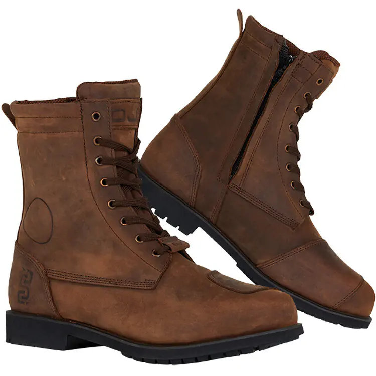 OJ Waterproof Motorcycle Boots - Explorer Brown - Image