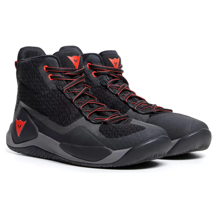 Dainese Summer Motorcycle Shoes - Atipica Air 2 Black/Fluo-Red - Image