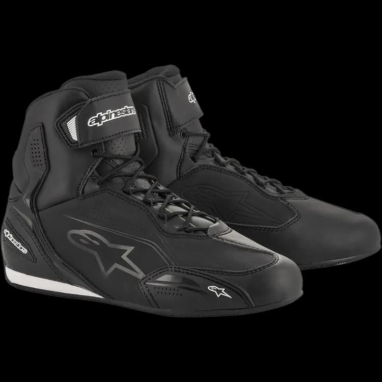Alpinestars Motorcycle Shoes - Faster 3 Black/Black - Image