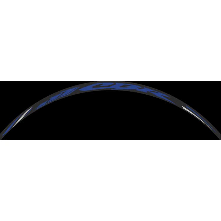 OneDesign Motorcycle Rim Sticker - CBR Blue DCW04P - Image