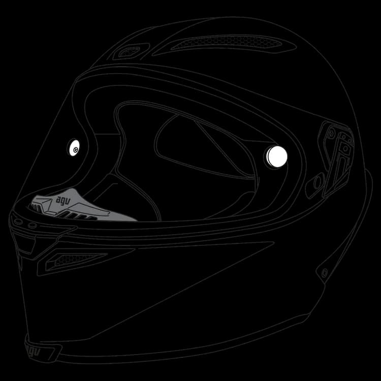 AGV Pista GP RR Motorcycle Helmet Breath Deflector - Image